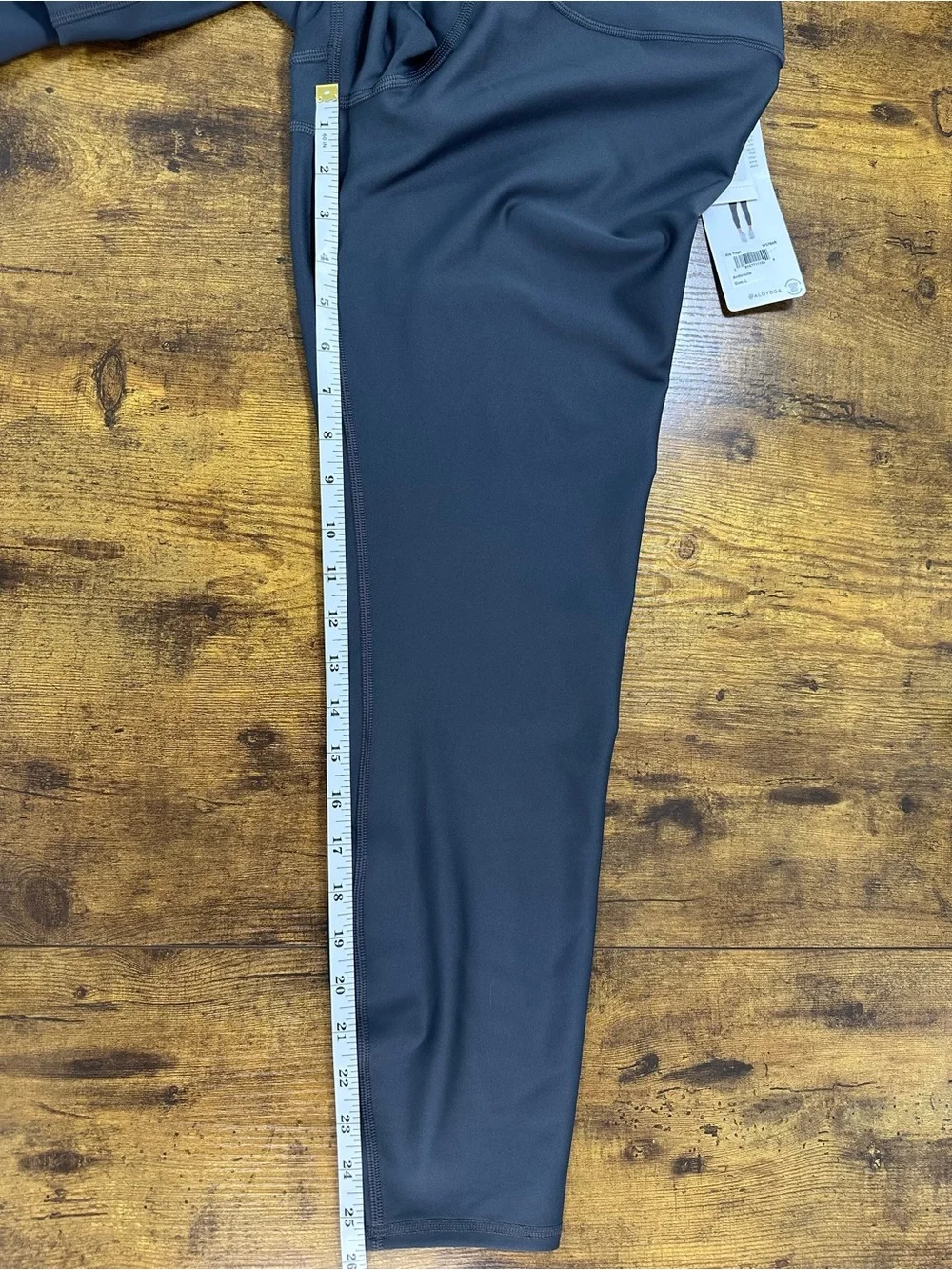 ALO Yoga 7/8 High-Waist Airlift Legging, Anthracite Dark Gray, Large NWT
